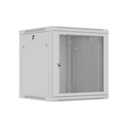 Lanberg Wall mounted installation cabinet 19" 12U 600X600 | WF01-6612-23S | Grey