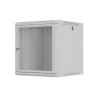 Lanberg Wall mounted installation cabinet 19" 12U 600X600 | WF01-6612-23S | Grey