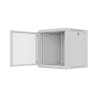 Lanberg Wall mounted installation cabinet 19" 12U 600X600 | WF01-6612-23S | Grey