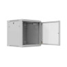 Lanberg Wall mounted installation cabinet 19" 12U 600X600 | WF01-6612-23S | Grey