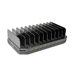 Tripp Lite 10 Port USB Charging Station with Adjustable Storage | U280-010-ST-CEE | UNPACKED, SCRATCHED