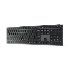 Lenovo 700 Modern Multi-Device Wireless Keyboard-US English | Keyboard | Wireless | US English | Bluetooth | Luna Grey
