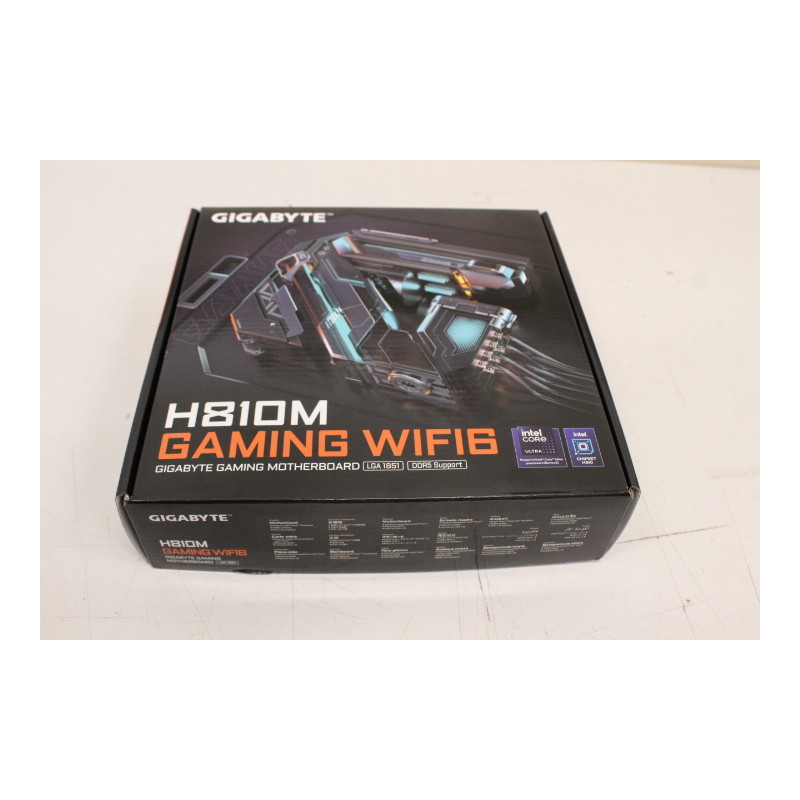 SALE OUT. Gigabyte H810M GAMING WIFI6 | Processor family Intel | Processor socket LGA1851 | DDR5 | Supported hard disk drive int