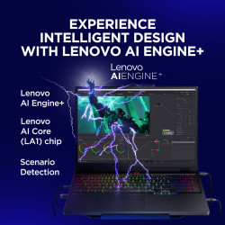 Lenovo Legion 5 15IRX10 | Eclipse Black | 15.1 " | OLED | WQXGA | 2560 x 1600 pixels | Intel Core i7 | i7-13650HX | 24 (2x12) GB