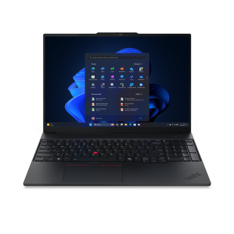 Lenovo ThinkPad E16 G3 Intel | Black | 16 " | IPS | WUXGA | 1920 x 1200 pixels | Anti-glare | Intel Core Ultra 7 | 255H | 32 GB 