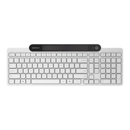 Lenovo 800 Self-Charging Bluetooth Keyboard-US English | Keyboard | Bluetooth | US English | White