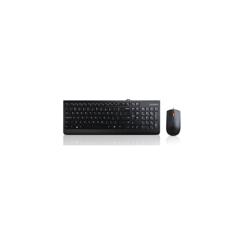 Lenovo | USB Combo Keyboard & Mouse | 300 | Keyboard and Mouse Combo | English | 1.8 m | Black | Wired Via USB