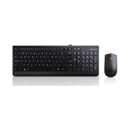Lenovo | USB Combo Keyboard & Mouse | 300 | Keyboard and Mouse Combo | English | 1.8 m | Black | Wired Via USB