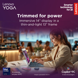 Lenovo Yoga Slim 9 14ILL10 | Tidal Teal | 14 " | OLED | Touchscreen | 4K WQUXGA | 3840 x 2400 pixels | Glossy | Intel Core Ultra