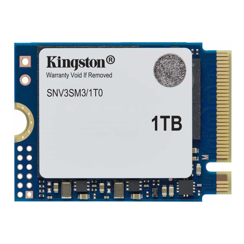 Kingston SSD | NV3 | 1000 GB | SSD form factor M.2 2230 | Solid-state drive interface PCIe 4.0 x4 NVMe | Read speed 6000 MB/s | 