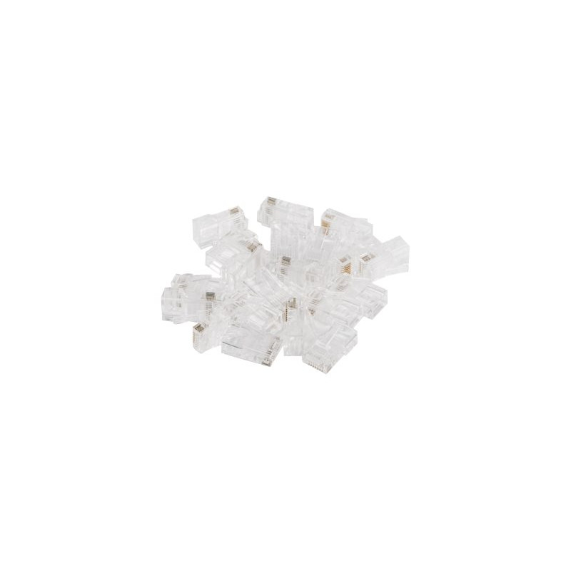 Lanberg | RJ45 Cat. 5/5e UTP Plug 8P8C, 20 pcs | Transparent