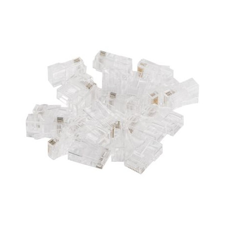 Lanberg | RJ45 Cat. 5/5e UTP Plug 8P8C, 20 pcs | Transparent