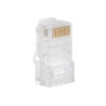Lanberg | RJ45 Cat. 5/5e UTP Plug 8P8C, 20 pcs | Transparent