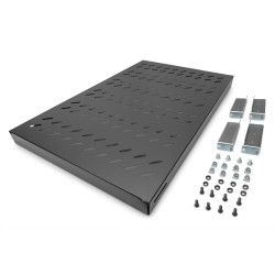 Digitus Shelf with Variable Rails for Fixed Mounting in 483 mm (19") Cabinets | DN-97649