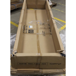 Lanberg Rack cabinet 19" free-standing 42U/600x1000 (flat pack) with glass door lCD V2 | FF01-6042-12BL | DAMAGED PACKAGING, SCR