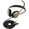 Koss | Headphones | CS100 | Wired | On-Ear | Microphone | Black/Gold