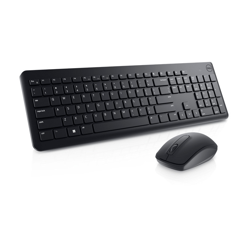 Dell | Keyboard and Mouse | KM3322W | Keyboard and Mouse Set | Wireless | Batteries included | LT | Black | Wireless connection