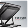 AXAGON STND-LAB stand for laptops and tablets | Adjustable Height, Angle | 10-17.3 " | Maximum weight (capacity) 20 kg | Black