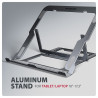 AXAGON STND-LAG stand for laptops and tablets | Adjustable Height, Angle | 10-17.3 " | Maximum weight (capacity) 20 kg | Grey