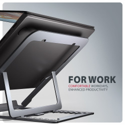 AXAGON STND-LAG stand for laptops and tablets | Adjustable Height, Angle | 10-17.3 " | Maximum weight (capacity) 20 kg | Grey
