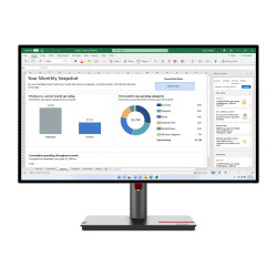 Lenovo | ThinkVision | P27h-30 | 27 " | IPS | QHD | 16:9 | 60 Hz | 6 ms | 2560 x 1440 | 350 cd/m | HDMI ports quantity 1 | Black