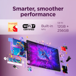 Lenovo Yoga Tab Wi-Fi (without power adapter) | ZAG60208SE | 11.1 " | Seashell | 3200 x 2000 pixels | Qualcomm | Snapdragon 8 Ge