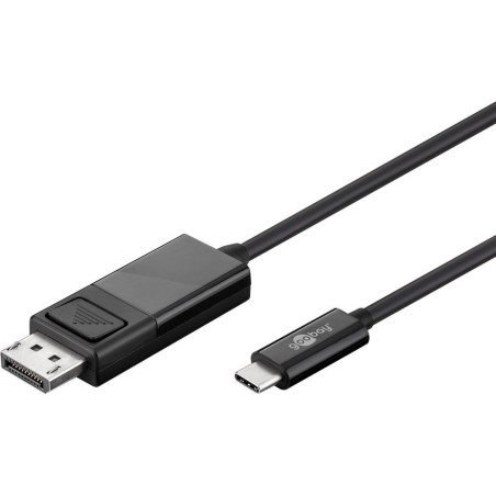 Goobay | USB-C- DisplayPort adapter cable (4k 60 Hz) | 79295 | USB-C male | DisplayPort male | USB-C to DP | 1.2 m