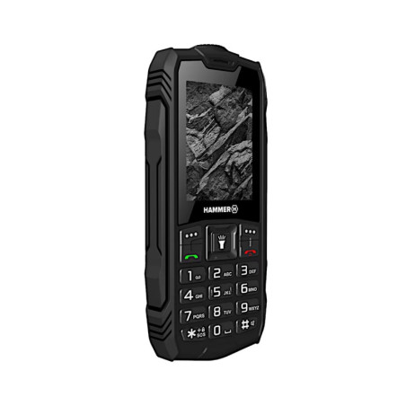 Hammer | Rock | Black | 2.4 " | TFT | 32 MB | 32 MB | Dual SIM | Bluetooth | 3.0 | Main camera resolution 0.3 MP | 1800 mAh