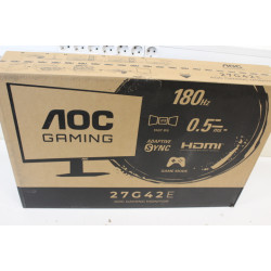 SALE OUT. AOC | 27G42E | 27 " | IPS | FHD | 16:9 | 180 Hz | 1 ms | 1920 x 1080 pixels | 300 cd/m | HDMI ports quantity 1 | Black