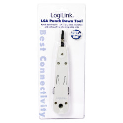 Logilink | LSA Punch Down Tool | LSA Punch Down ToolSuitable for on-wall and in-wall wallplatesCutting of the extending cable en