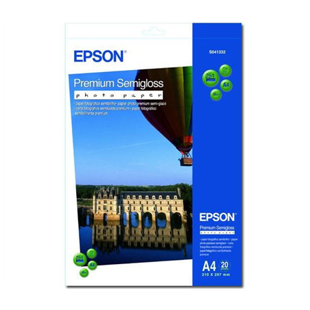 Premium Semigloss Photo Paper, DIN A4, 251g/mÂ , 20 Sheets | A4
