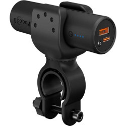 Goobay Bike Powerbank 5.0 with Reinforced Holder for Bicycle Handlebars | 60656 | 5000 mAh | Black