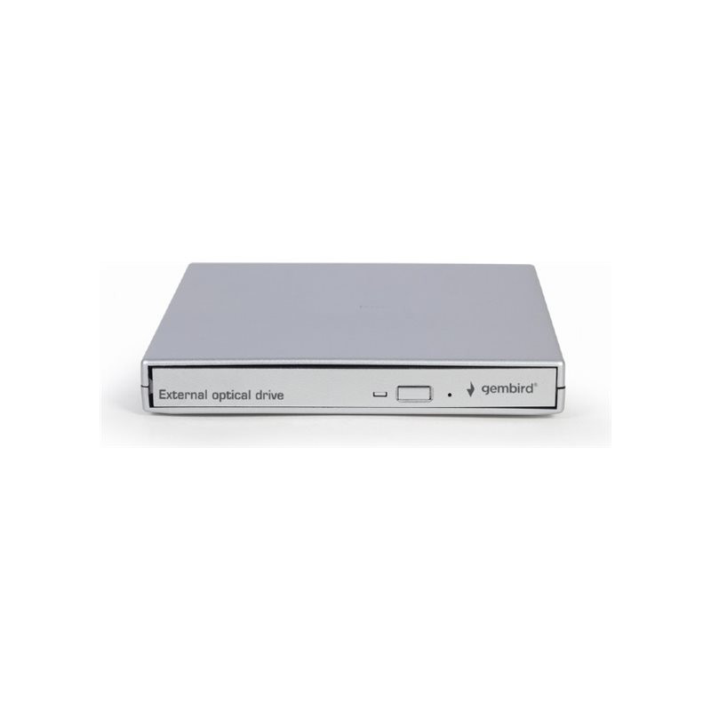Gembird External USB DVD drive | DVD-USB-021-SV | Interface USB 2.0 | CD/DVD | CD read speed 24 x | CD write speed 24 x | Silver