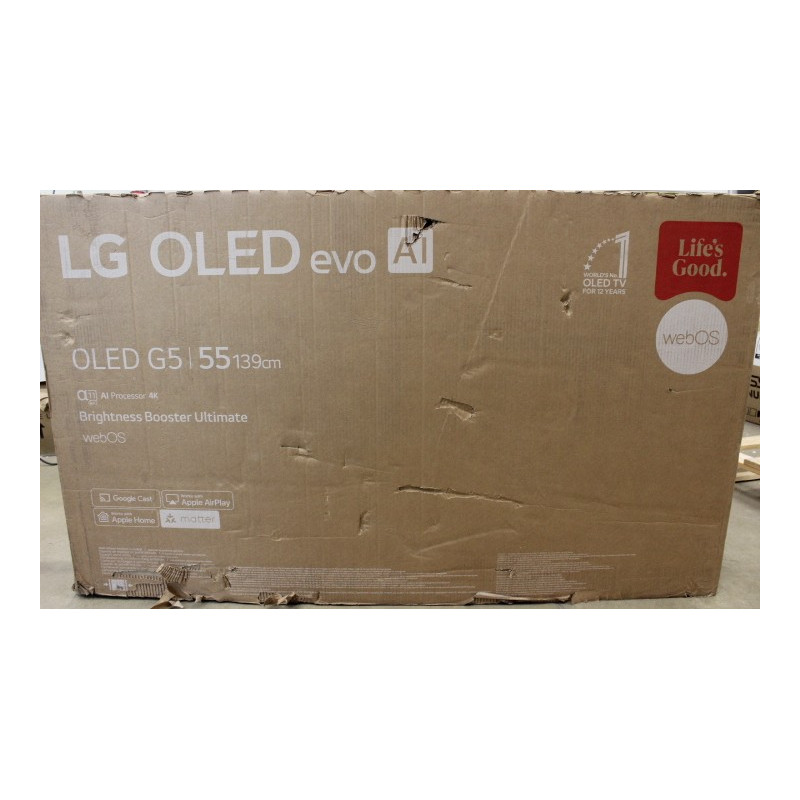 SALE OUT. LG OLED55G51LW | 55 | Smart TV | webOS 25 | UHD | DAMAGED PACKAGING