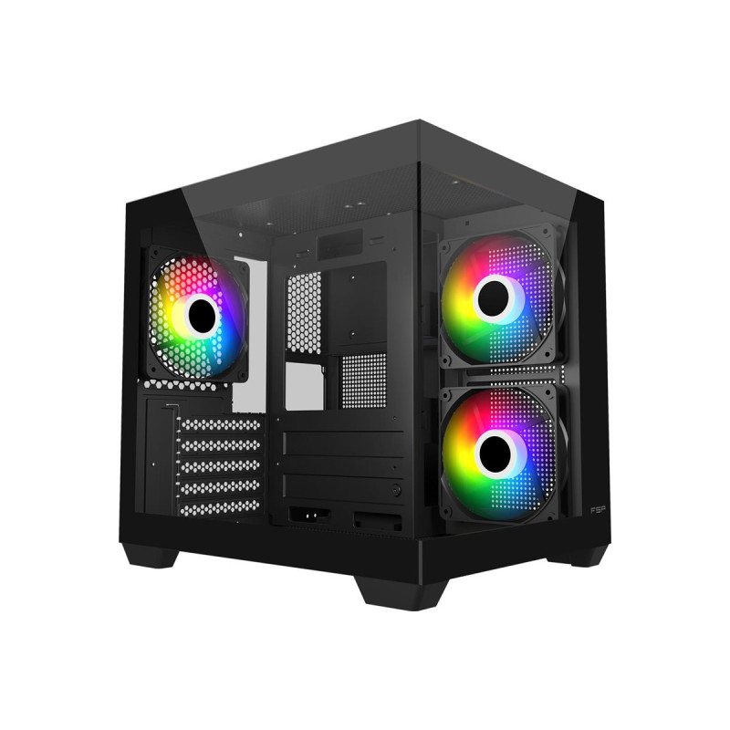 FSP Case | S140-BA | Black | Mini-ITX, uATX(M-ATX) | Power supply included No