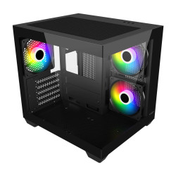FSP Case | S140-BA | Black | Mini-ITX, uATX(M-ATX) | Power supply included No