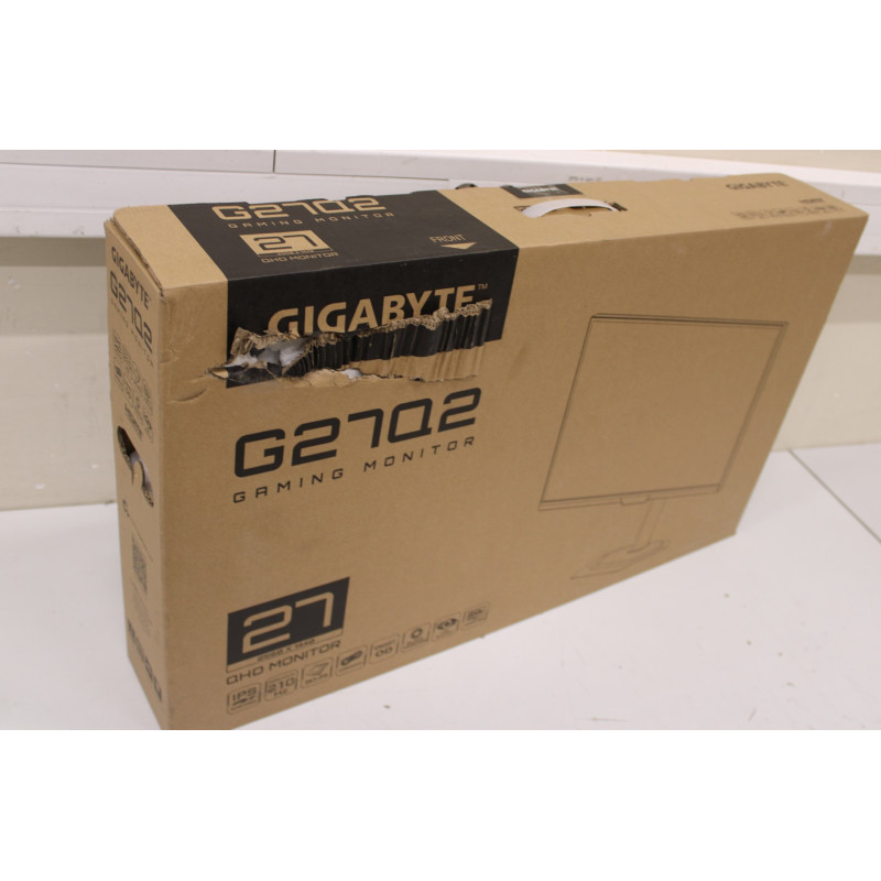 SALE OUT. Gigabyte G27Q2 EK | 27 " | SS IPS | QHD | 16:9 | 200 Hz | 0.5 ms | 2560 x 1440 pixels | 350 cd/m | HDMI ports quantity
