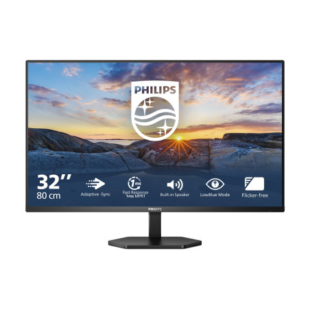 Philips | 32E1N3100LA/00 | 32 " | VA | 16:9 | 75 Hz | 4 ms | 1920 x 1080 pixels | 300 cd/m | HDMI ports quantity 1 | Black