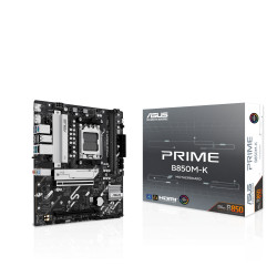 Asus PRIME B850M-K | Processor family AMD | Processor socket AM5 | DDR5 | Supported hard disk drive interfaces SATA, M.2 | Numbe