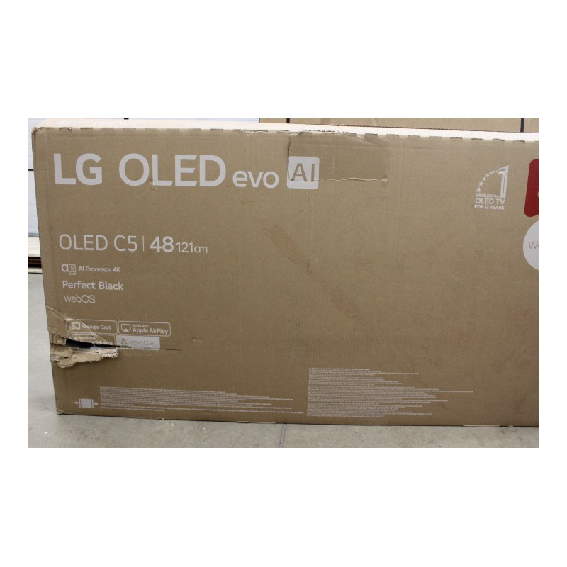 SALE OUT. LG OLED48C51LA | 48 | Smart TV | webOS 25 | DAMAGED PACKAGING