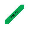 Brother | TZe-731 Laminated Tape | Black on Green | TZe | 8 m | 1.2 cm