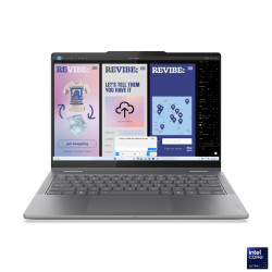 Lenovo Yoga 7 2-in-1 14ILL10 | Luna Grey | 14 " | OLED | Touchscreen | WUXGA | 1920 x 1200 pixels | Intel Core Ultra 7 | 256V | 