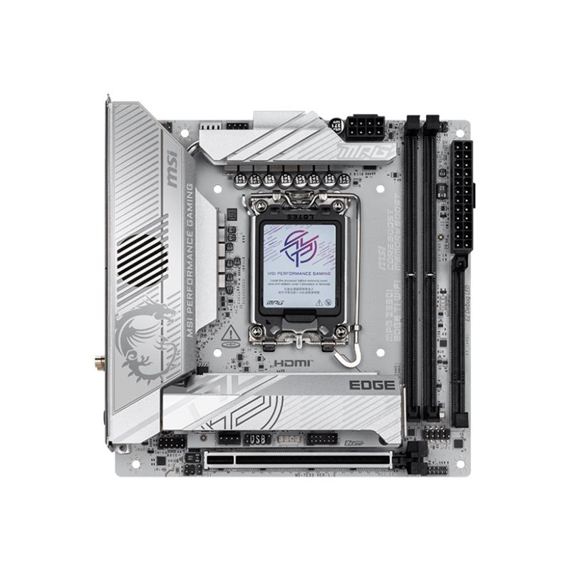 MSI MPG Z890I EDGE TI WIFI | Processor family Intel | Processor socket LGA1851 | Supported hard disk drive interfaces SATA, M.2 