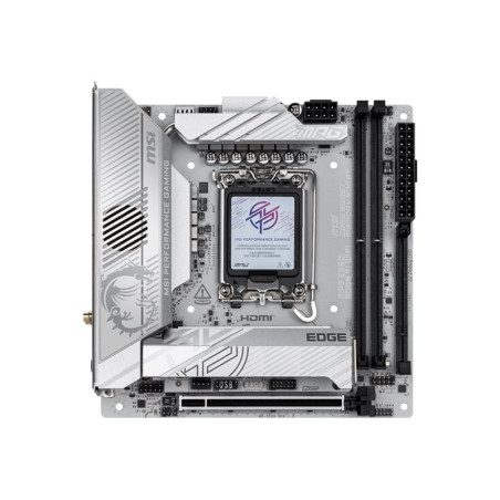 MSI MPG Z890I EDGE TI WIFI | Processor family Intel | Processor socket LGA1851 | Supported hard disk drive interfaces SATA, M.2 