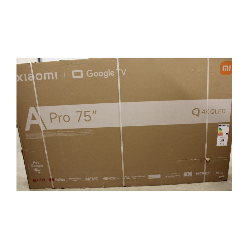 SALE OUT. Xiaomi QLED TV A Pro 2026 | 75 | Smart TV | Google TV | 4K UHD | DAMAGED PACKAGING