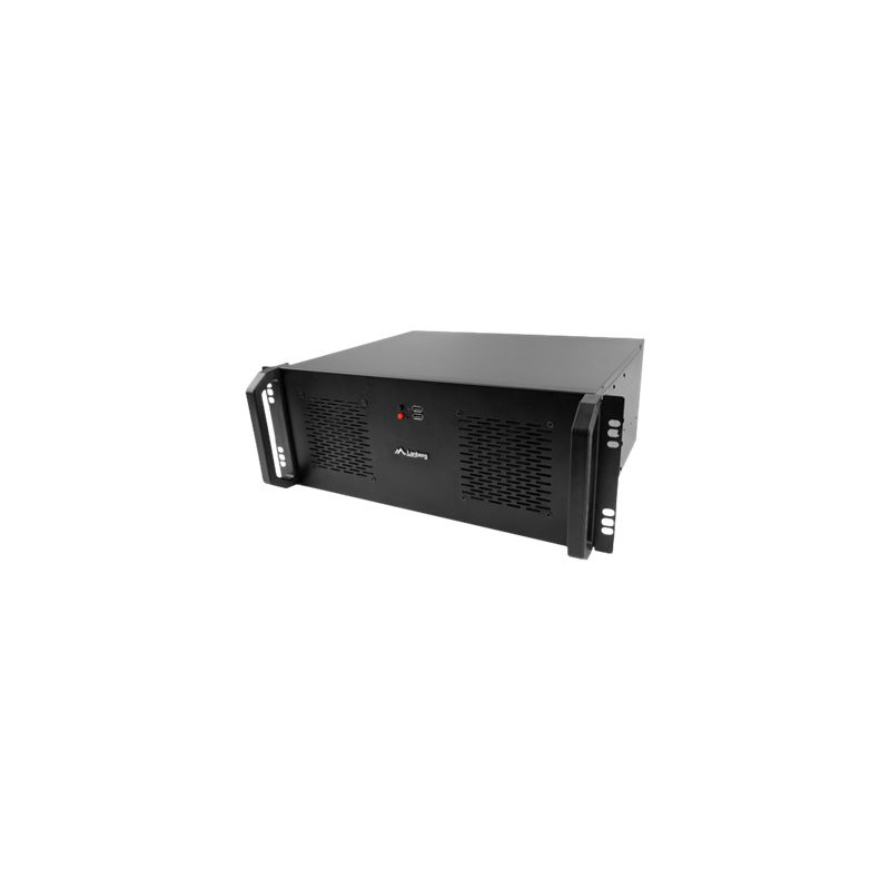 Lanberg | Rackmount server chassis lanberg ATX 350/10 19"/4U | Black