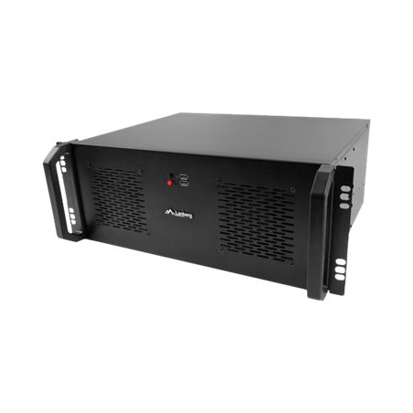 Lanberg | Rackmount server chassis lanberg ATX 350/10 19"/4U | Black