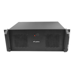 Lanberg | Rackmount server chassis lanberg ATX 350/10 19"/4U | Black