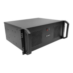 Lanberg | Rackmount server chassis lanberg ATX 350/10 19"/4U | Black