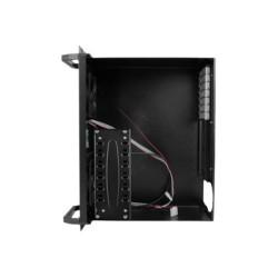Lanberg | Rackmount server chassis lanberg ATX 350/10 19"/4U | Black